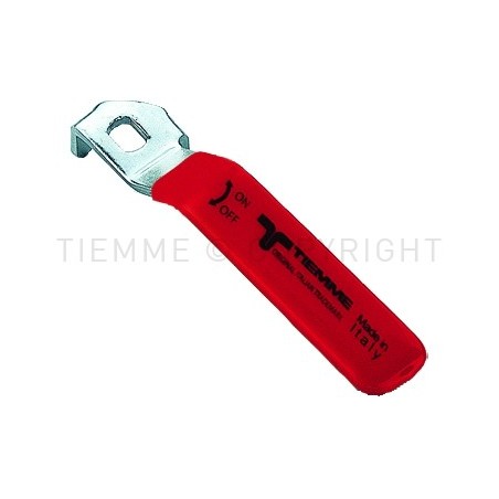 LEVA ACCIAIO PIATTA PLASTIFICATA ROSSA 2"1/2 - 2093R TIEMME 2090014 1