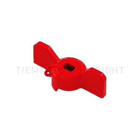 LEVA FARFALLA LUCCHETTABILE ROSSA 3/4" - 2092LOCK TIEMME 2090060 1