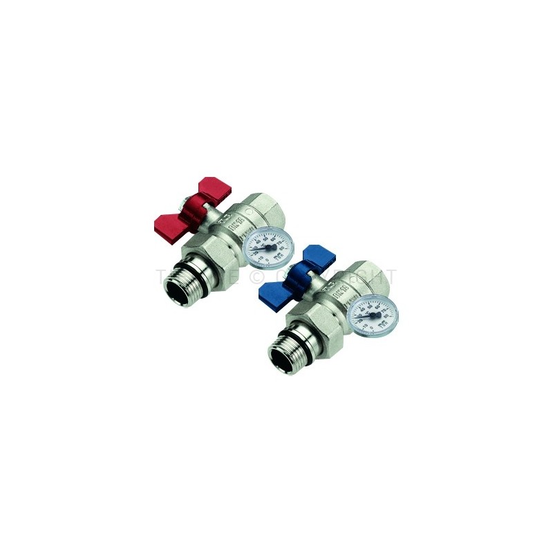 VALVOLA SFERA NI ORING PRETEN ATT TERMOMETRO REVERSIB PER COLL 1" ISO228 LEVA FARF BLU - 2120R TIEMME 2120042 1 VALVOLA SFERA NI ORING PRETEN ATT TERMOMETRO REVERSIB PER COLL 1" ISO228 LEVA FARF BLU - 2120R TIEMME 2120042 1