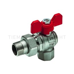 VALVOLA SFERA 90 gradi NI GUARNIZIONE PIANA PER COLL 3/4" ISO228 LEVA FARF BLU - 2180CP TIEMME 2120053 1