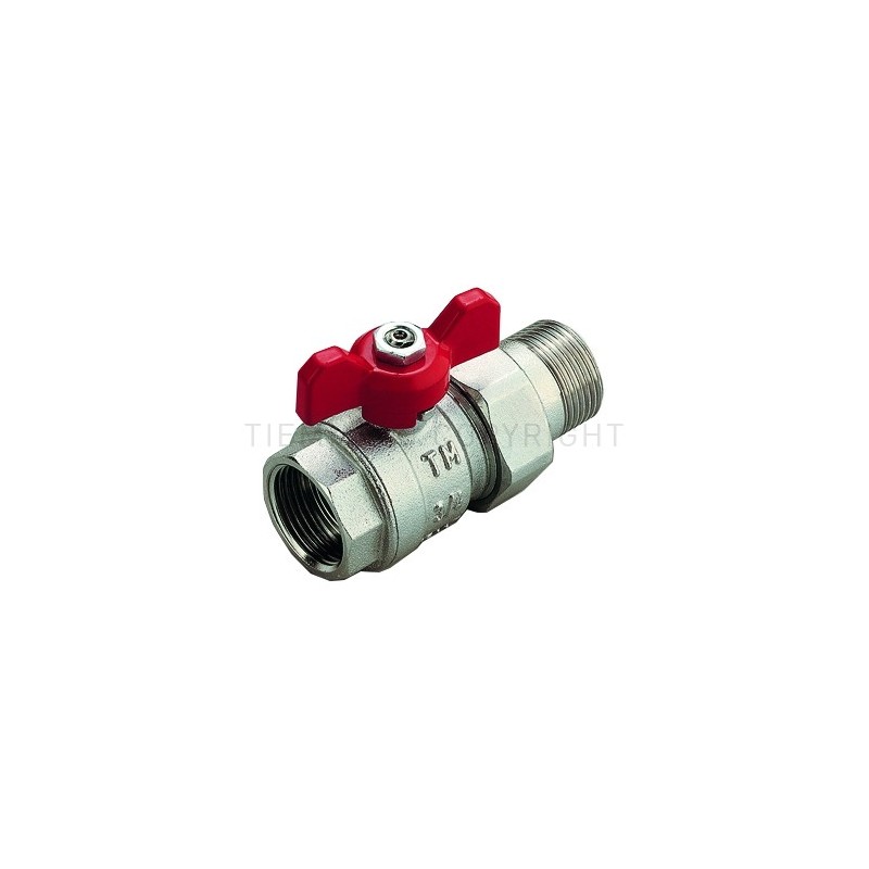 VALVOLA SFERA NI ORING PER COLL 1/2" ISO228 LEVA FARF BLU - 2121 TIEMME 2120060 1 VALVOLA SFERA NI ORING PER COLL 1/2" ISO228 LEVA FARF BLU - 2121 TIEMME 2120060 1