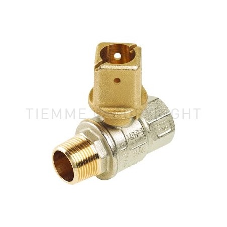 VALVOLA SFERA NI URAGANO ACQUA M - F 3/4" ISO7 QUADRO DI MANOVRA CH 28 - 2271 TIEMME 2200177 1
