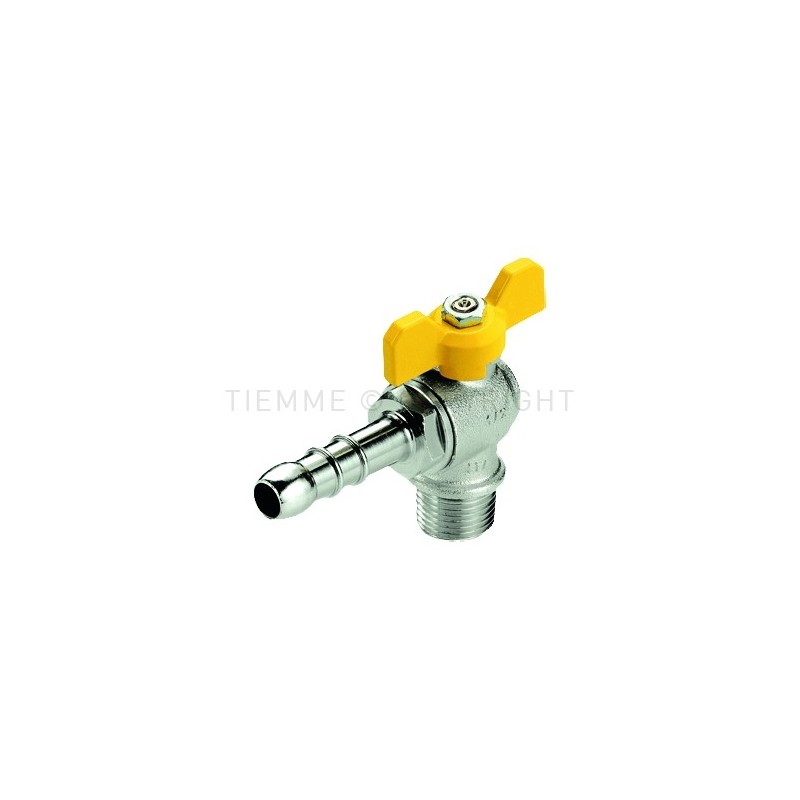 VALVOLA SFERA 90 gradi NI GAS M/PORTAGOMMA 1/2" ISO7/Ø 13 LEVA FARF GIALLA - 2253G TIEMME 2220004 1 VALVOLA SFERA 90 gradi NI GAS M/PORTAGOMMA 1/2" ISO7/Ø 13 LEVA FARF GIALLA - 2253G TIEMME 2220004 1