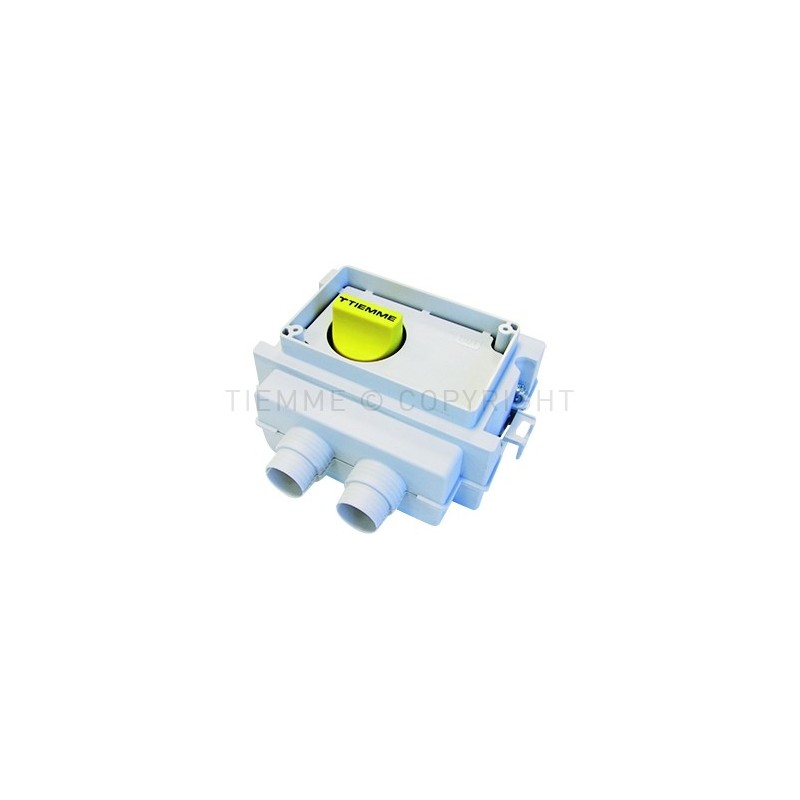 VALVOLA SICURCASA INCASSO A ?U? COMPRESA DI CASSETTA PLASTICA 3/4" BATT PIANA INT 45 - 3701UG TIEMME 2220050 1
