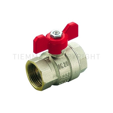 VALVOLA SFERA NI SCIROCCO ACQUA F - F 1/2" ISO228 LEVA FARF NERA - 2320N TIEMME 2310161 1