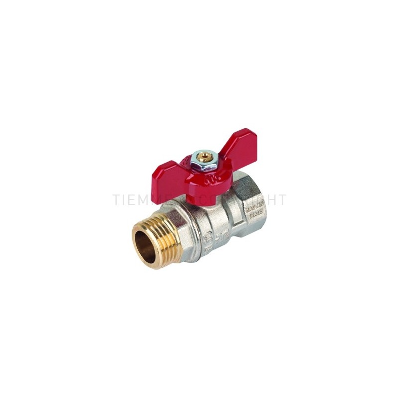 VALVOLA SFERA NI MISTRAL ACQUA M - F 1"1/4 ISO228 LEVA FARF ROSSA - 2371 TIEMME 2360031 1 VALVOLA SFERA NI MISTRAL ACQUA M - F 1"1/4 ISO228 LEVA FARF ROSSA - 2371 TIEMME 2360031 1