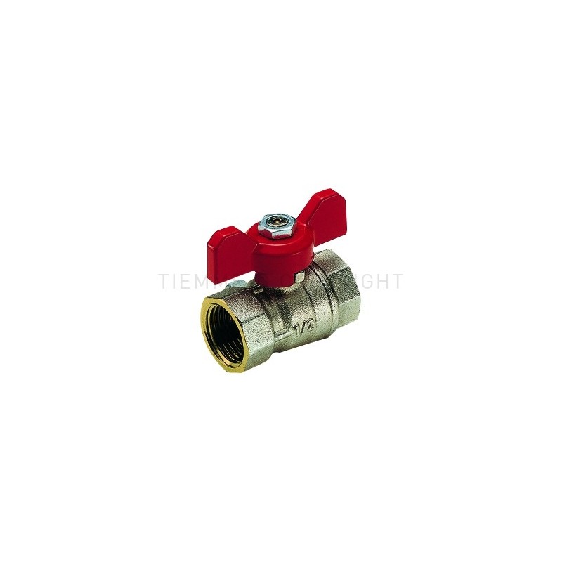 VALVOLA SFERA NI MISTRAL ACQUA F - F 3/4" ISO228 LEVA FARF BLU - 2370B TIEMME 2360061 1