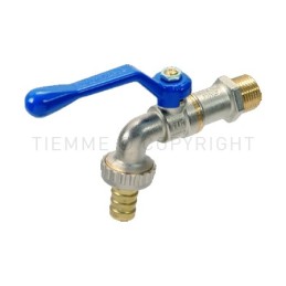 RUBINETTO SFERA GIA - NI EOLO NO FROST PORTAGOMMA 3/4" LEVA ALLUMINIO BLU - 2511B TIEMME 2500076 1