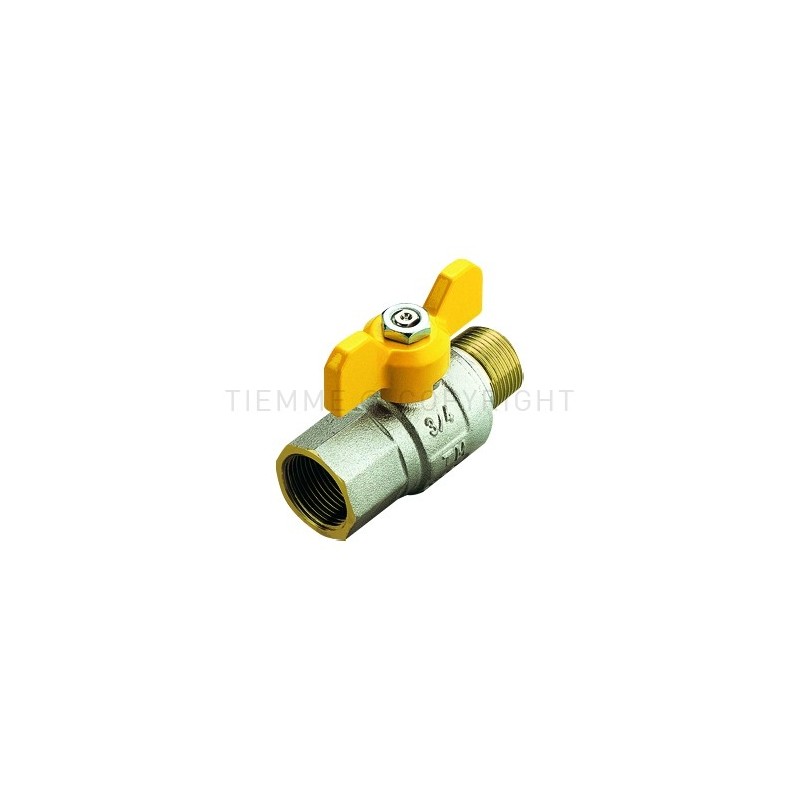 VALVOLA SFERA NI TIFONE GAS M - F 1" ISO7 LEVA FARF GIALLA - 2621G TIEMME 2620012 1 VALVOLA SFERA NI TIFONE GAS M - F 1" ISO7 LEVA FARF GIALLA - 2621G TIEMME 2620012 1