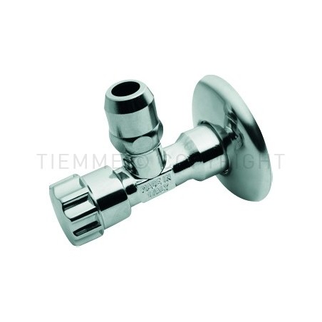 SOTTOLAVABO CR LUCIDO VITONE ROSONE TUBO CU Ø 10 X 1/2" - 3900C TIEMME 2950016 1