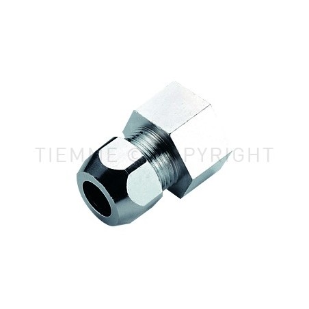 RACCORDO DIRITTO F CR SOTTOLAVABO COLLEGAMENTI IDROSANITARI Ø 10 X 1/2" - 3912 TIEMME 2950050 1