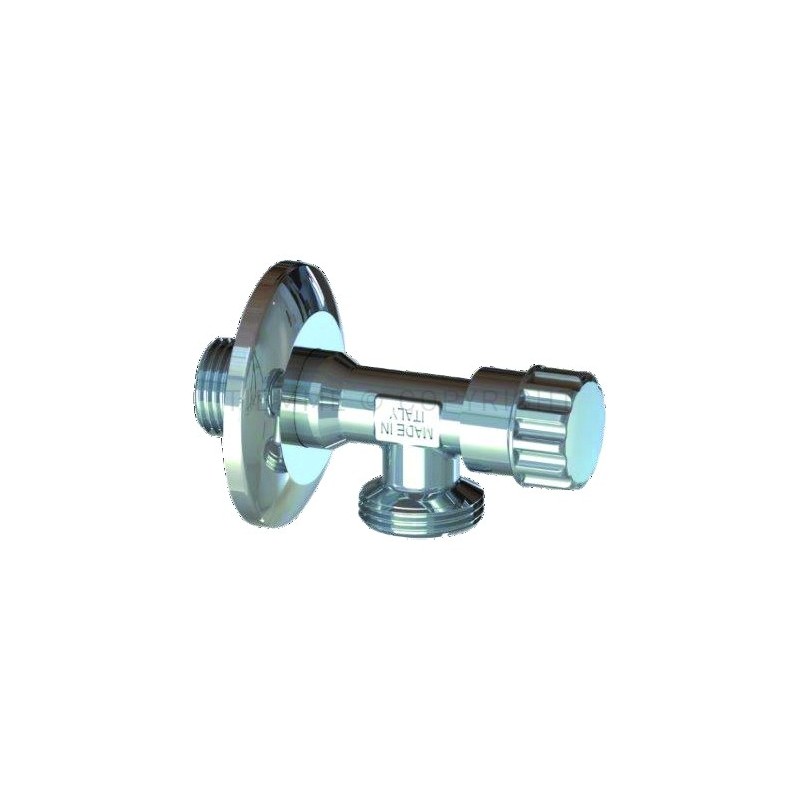 RUBINETTO LAVATRICE M - M CR VITONE ROSONE 1/2"X3/4" - 3908C TIEMME 2950165 1