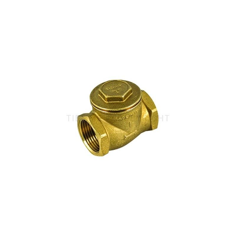 VALVOLA RITEGNO CLAPET FULL F - F CON OTTURATORE IN OTTONE CON TENUTA METALLICA 1"1/4 ISO228 - 3665 TIEMME 3500138 1 VALVOLA RITEGNO CLAPET FULL F - F CON OTTURATORE IN OTTONE CON TENUTA METALLICA 1"1/4 ISO228 - 3665 TIEMME 3500138 1