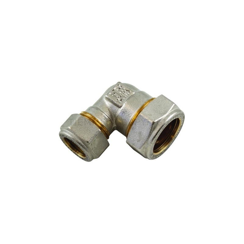 RACCORDO CURVO DOPPIO GIA - NI A COMPRES/OGIVA OT Ø 15 - 15 - 1003N TIEMME 1000006 1