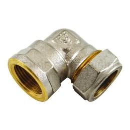 RACCORDO CURVO F GIA - NI A COMPRES/OGIVA OT Ø 22 X 3/4" ISO7 - 1005N TIEMME 1000076 1