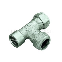 RACCORDO TEE F LATERALE GIA - NI A COMPRES/OGIVA OT Ø 15X15X1/2" - 1039N TIEMME 1000121 1