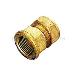 RACCORDO DIRITTO F A COMPRES/OGIVA OT Ø 12 X 3/8" ISO7 - 1002 TIEMME 1000128 1