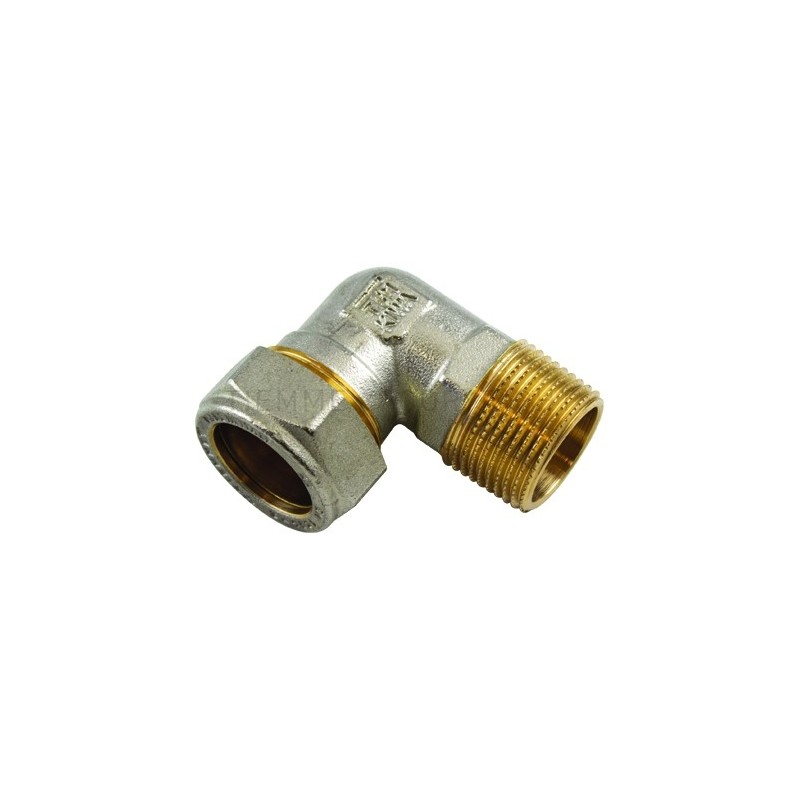 RACCORDO CURVO M GIA - NI A COMPRES/OGIVA OT Ø 15 X 3/4" ISO7 - 1004N TIEMME 1000172 1 RACCORDO CURVO M GIA - NI A COMPRES/OGIVA OT Ø 15 X 3/4" ISO7 - 1004N TIEMME 1000172 1