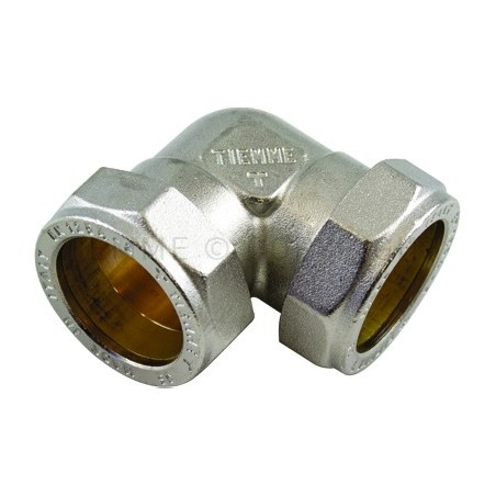 RACCORDO CURVO DOPPIO GIA - NI A COMPRES/OGIVA OT Ø 18 - 18 - 1103N TIEMME 1100012 1