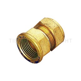 RACCORDO DIRITTO F A COMPRES/OGIVA OT Ø 18 X 1/2" ISO7 - 1102 TIEMME 1100024 1