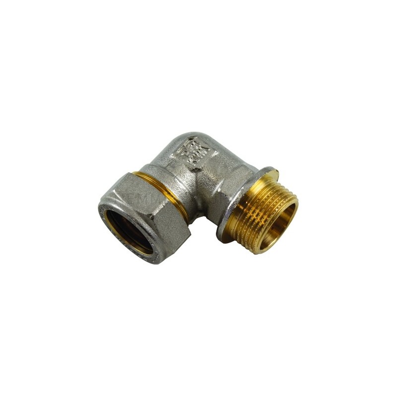 RACCORDO CURVO M GIA - NI A COMPRES/OGIVA OT Ø 15 X 1/2" ISO228 - 1104N TIEMME 1100047 1