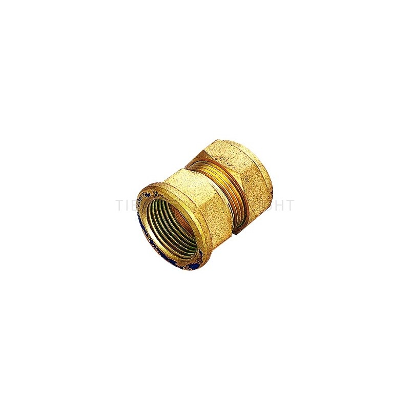 RACCORDO DIRITTO F A COMPRES/OGIVA OT Ø 35 X 1"1/4 ISO228 - 1102 TIEMME 1100066 1