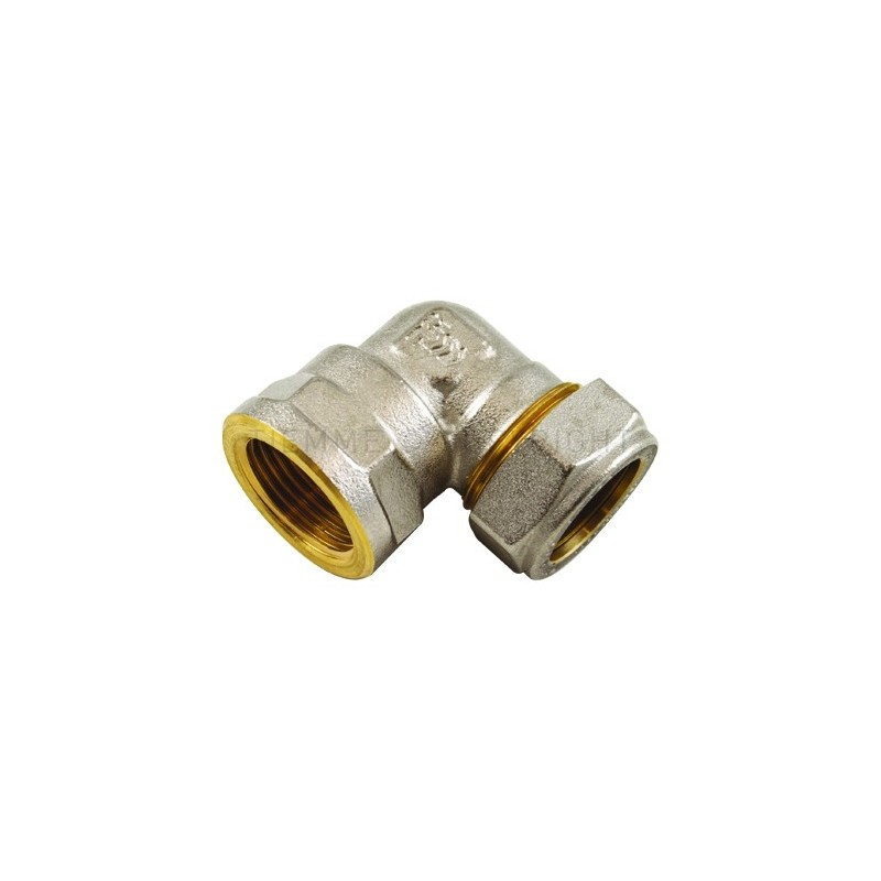 RACCORDO CURVO F NI A COMPRES/OGIVA OT Ø 18 X 1/2" ISO7 - 1105N TIEMME 1100075 1
