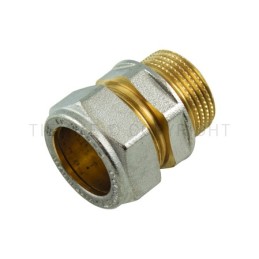 RACCORDO DIRITTO M GIA - NI A COMPRES/OGIVA OT Ø 22 X 1/2" ISO228 - 1100N TIEMME 1100132 1