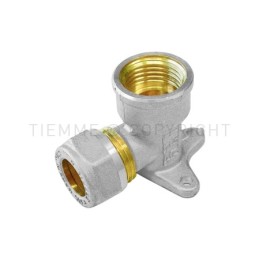 RACCORDO FLANGIA NI A COMPRES/OGIVA OT Ø 22 X 1/2" ISO228 - 1106N TIEMME 1100162 1