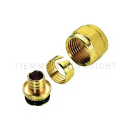 ADATTATORE TUBO PE - X Ø 16 2 SU ATT 1/2"(15) - 1431 TIEMME 1440246 1