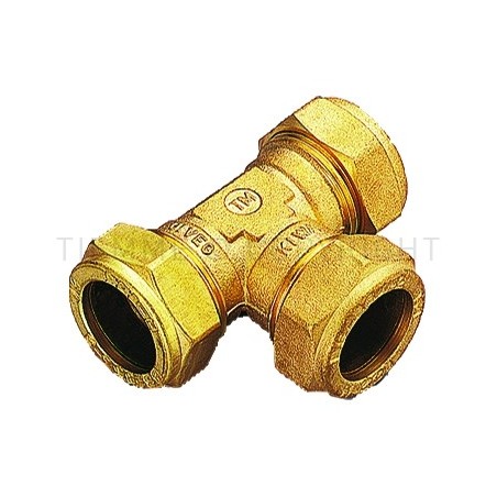 RACCORDO TEE CW602N A COMPRES/OGIVA OT Ø 41255 - 1107CZ TIEMME 1130041 1