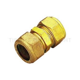 RACCORDO DIRITTO DOPPIO CW602N A COMPRES/OGIVA OT Ø 22 - 18 - 1101CZ TIEMME 1130136 1