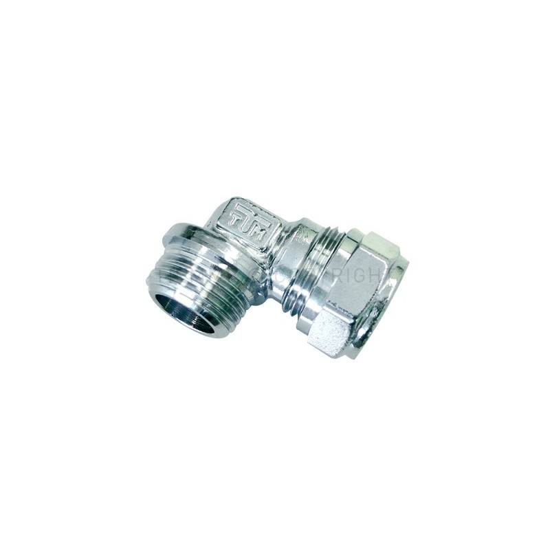 RACCORDO CURVO M CW602N CR A COMPRES/OGIVA OT Ø 15 X 1/2" - 1104SW TIEMME 1130226 1