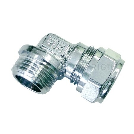 RACCORDO CURVO M CW602N CR A COMPRES/OGIVA OT Ø 15 X 1/2" - 1104SW TIEMME 1130226 1
