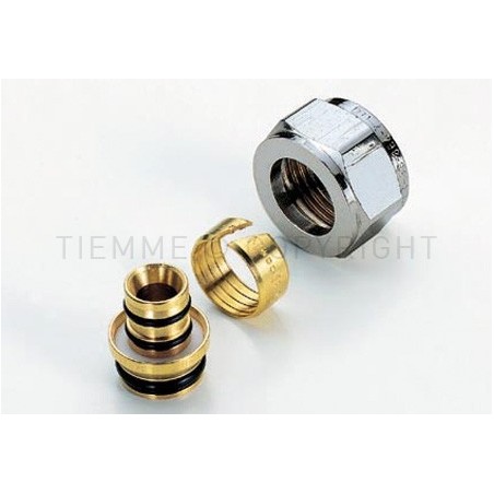 ADATTATORE CR LUCIDO CW602N TUBO AL - PEX Ø 25 2,5 IN RIF 28 - 1631CZ TIEMME 1440226 1