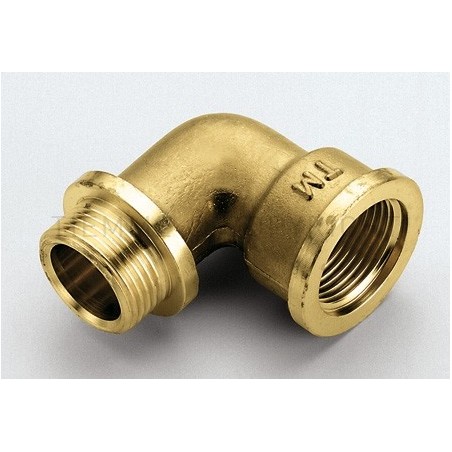 RACCORDO CURVO M - F CW602N CON FLANGIA GENER 3/4"X3/4" - 1561CZ TIEMME 1520005 1