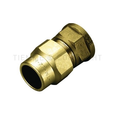 RACCORDO DIRITTO F COMPRES/GAS OGIVA OT Ø 12 X 1/2" - 1152 TIEMME 1150015 1