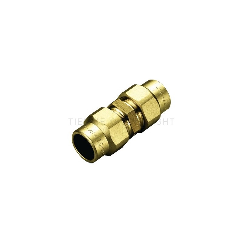 RACCORDO DIRITTO DOPPIO COMPRES/GAS OGIVA OT Ø 44542 - 1151 TIEMME 1150028 1