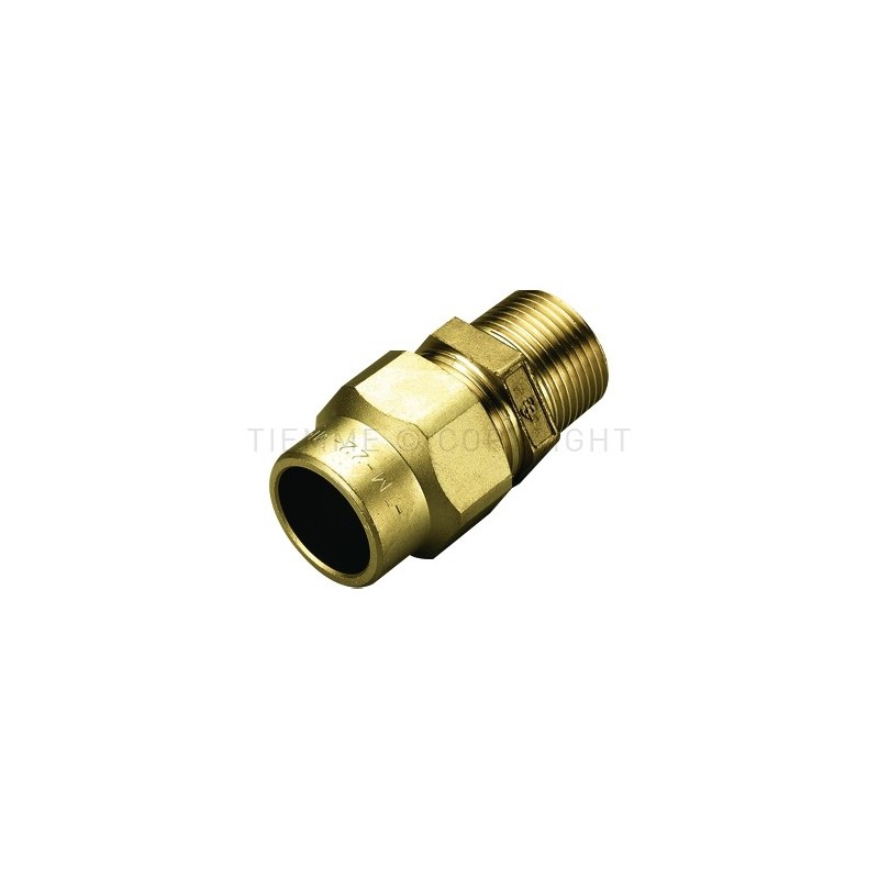 RACCORDO DIRITTO M COMPRES/GAS OGIVA OT Ø 12 X 1/4" - 1150 TIEMME 1150056 1