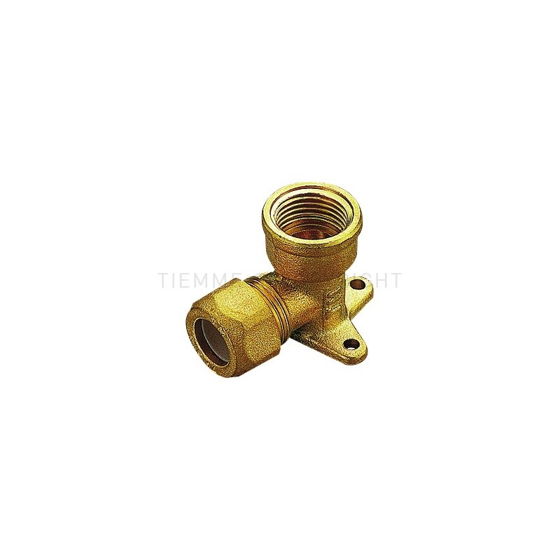 RACCORDO FLANGIA A COMPRES/OGIVA P T F E TUBO CU Ø 14 X 1/2" - 1206 TIEMME 1200012 1