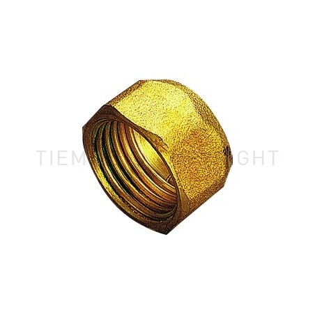 DADO RACCORDO A COMPRES/OGIVA P T F E TUBO CU Ø 12 X 1/2" - 1214 TIEMME 1200013 1