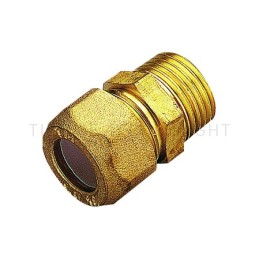 RACCORDO DIRITTO M A COMPRES/OGIVA P T F E TUBO CU Ø 18 X 1" - 1200 TIEMME 1200046 1