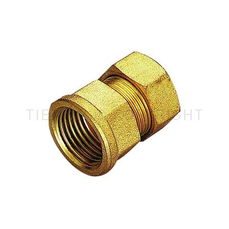 RACCORDO DIRITTO F A COMPRES/TENUTA ORING TUBO CU Ø 10 X 3/8" - 1302 TIEMME 1300060 1