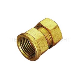 RACCORDO DIRITTO F A COMPRES/TENUTA ORING TUBO CU Ø 8 X 3/8" - 1302 TIEMME 1300082 1