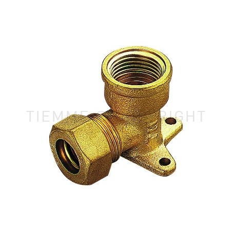 RACCORDO FLANGIA A COMPRES/TENUTA ORING TUBO CU Ø 18 X 1/2" - 1306 TIEMME 1300085 1