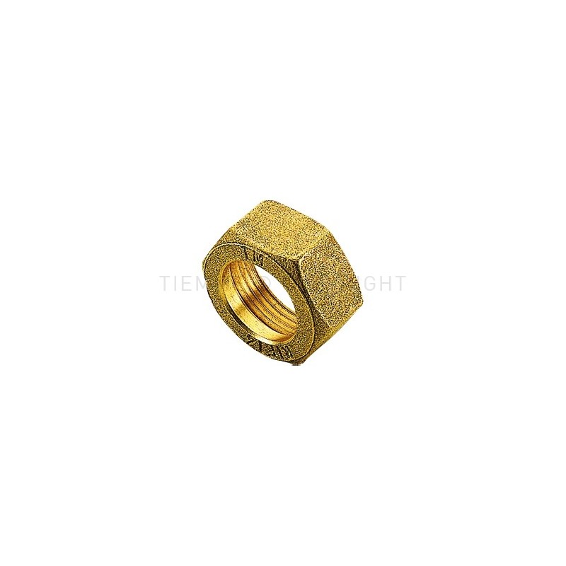 DADO RACCORDO A COMPRES/TENUTA ORING TUBO CU Ø 18 - 1314 TIEMME 1300108 1