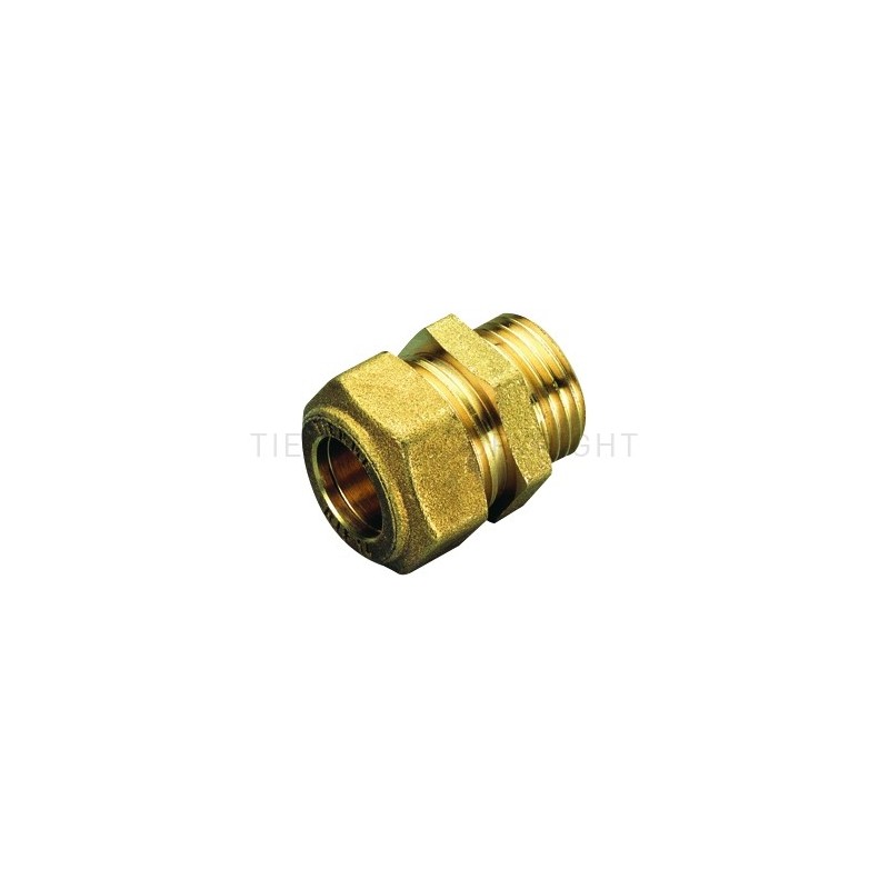 RACCORDO DIRITTO M A COMPRES/TENUTA ORING (GAS) TUBO CU Ø 18 X 3/4" - 1350 TIEMME 1350003 1