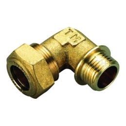 RACCORDO CURVO M A COMPRES/TENUTA ORING (GAS) TUBO CU Ø 14 X 1/2" - 1354 TIEMME 1350018 1
