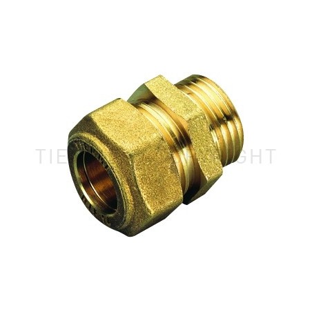 RACCORDO DIRITTO M A COMPRES/TENUTA ORING (GAS) TUBO CU Ø 16 X 3/4" - 1350 TIEMME 1350020 1