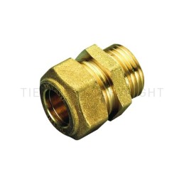 RACCORDO DIRITTO M A COMPRES/TENUTA ORING (GAS) TUBO CU Ø 10 X 1/2" - 1350 TIEMME 1350030 1